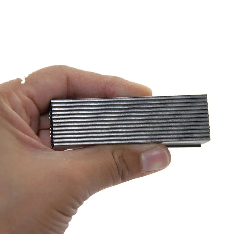 Custom Passivation Aluminum Folding Fin Heat Sink