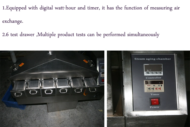 4 Drawers Stailess Steel Made Vapor Steam Aging Test Chamber