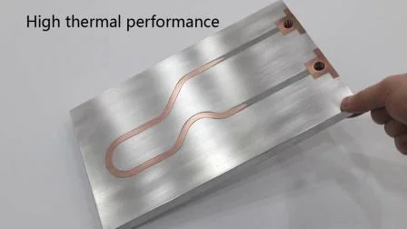 Plaque de refroidissement liquide de brasage sous vide Fsw, plat froid à eau haute puissance