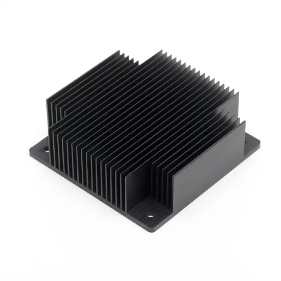 Dissipateur thermique de traitement d'anode en métal du timbre 3c de qualité supérieure, dissipateur thermique de radiateur de serveur usiné par usinage CNC avec ISO9001